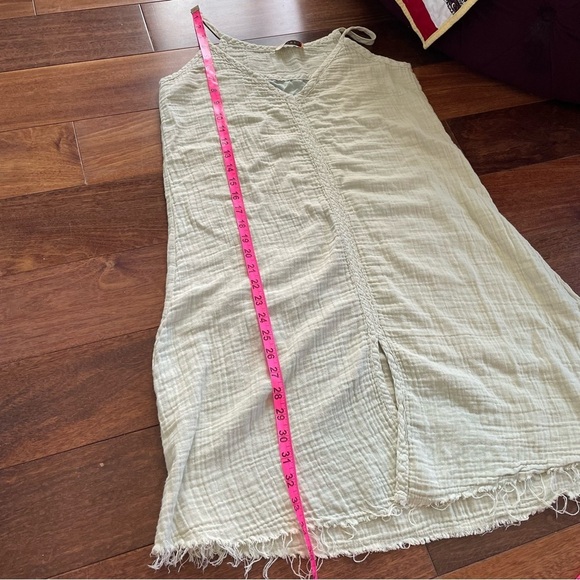 Stark X Women's Light Green Mini Dress Raw Hem Spaghetti Strap Sleeveless XS - Picture 11 of 11